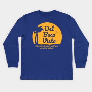 Seinfeld Del Boca Vista Retirement Community Kids Long Sleeve T-Shirt